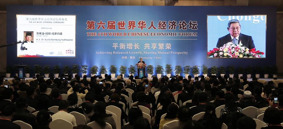 SBY Bicara Ekonomi di Forum Internasional Tiongkok