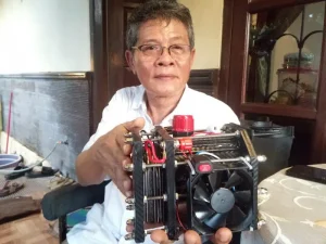 nikuba, alat pengubah air menjadi listrik