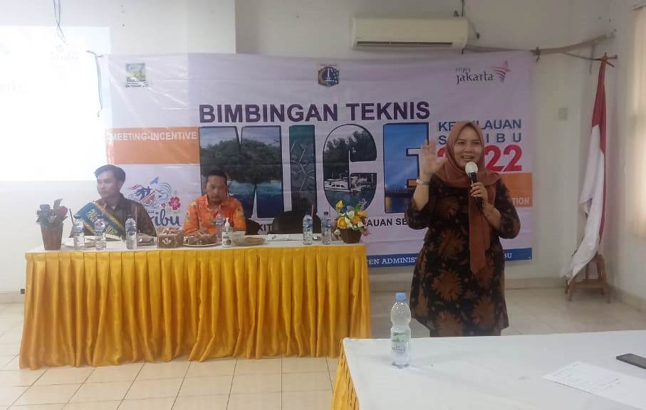 Bimtek MICE Tahun 2022 Sudin Parekraf Kabupaten Kepulauan Seribu di Pulau Tidung