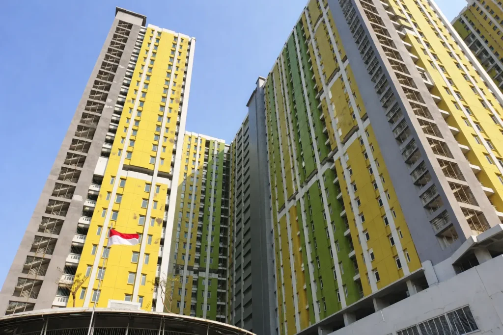 Rusunawa Pasar Rumput Jakarta Selatan sebagai program hunian bagi masyarakat berpenghasilan rendah (MBR) yang disediakan Pemerintah Provinsi DKI Jakarta.