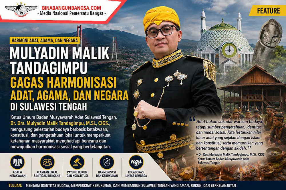 Mulyadin Malik Tandagimpu Gagas Harmonisasi Adat, Agama dan Negara