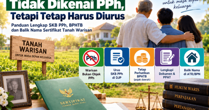 TANAH WARISAN TIDAK DIKENAI PPh, TETAPI TETAP HARUS DIURUS
