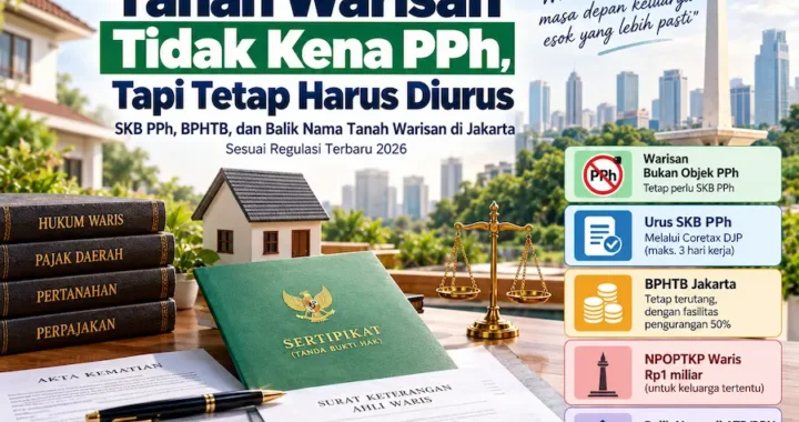 TANAH WARISAN TIDAK KENA PPh, TAPI BUKAN BERARTI BEBAS SEMUA PAJAK