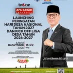Peluncuran Hari Desa Nasional 2027 dan Kick Off Liga Desa 2026–2027