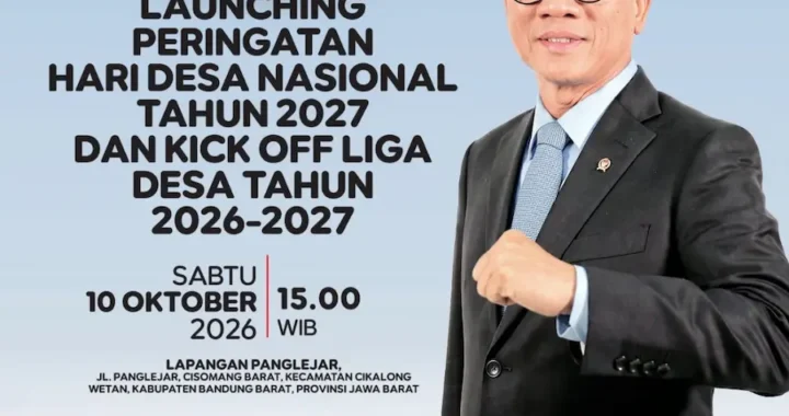 Peluncuran Hari Desa Nasional 2027 dan Kick Off Liga Desa 2026–2027